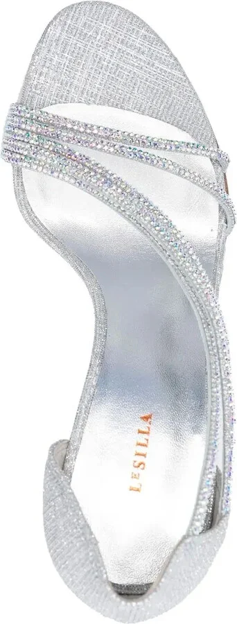 Divina glitter-effect sandals - Image 4