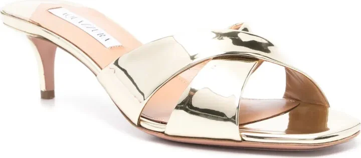 Divine 50mm mirrored mules - Image 2