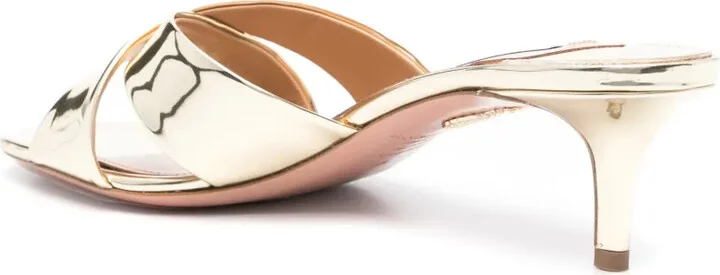 Divine 50mm mirrored mules - Image 3