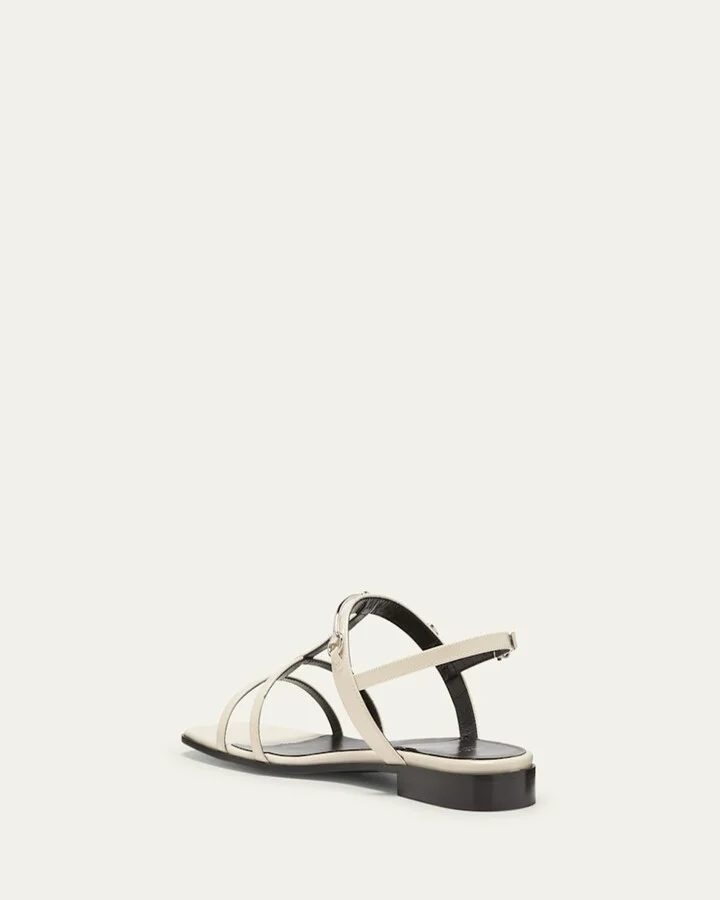 Divine Leather Slingback Sandals - Image 2