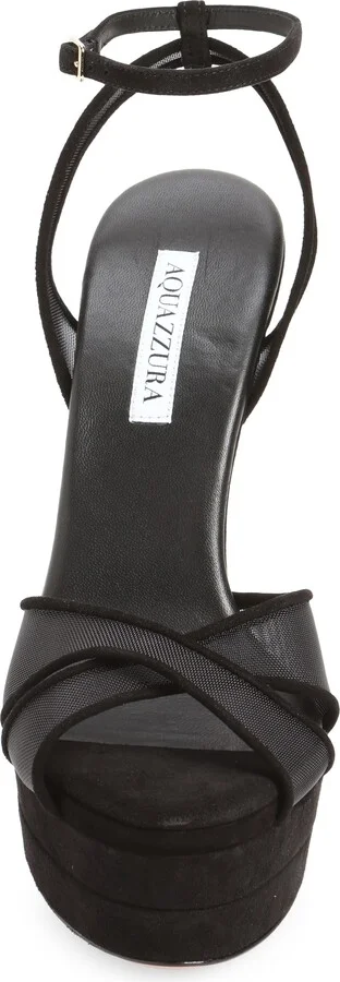 Divine Mesh Ankle Strap Platform Sandal - Image 4