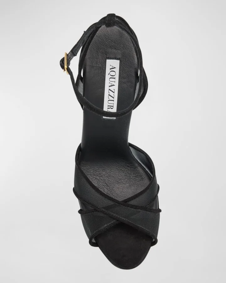 Divine Mesh Crisscross Platform Sandals - Image 2
