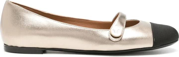Divy leather ballerina shoes