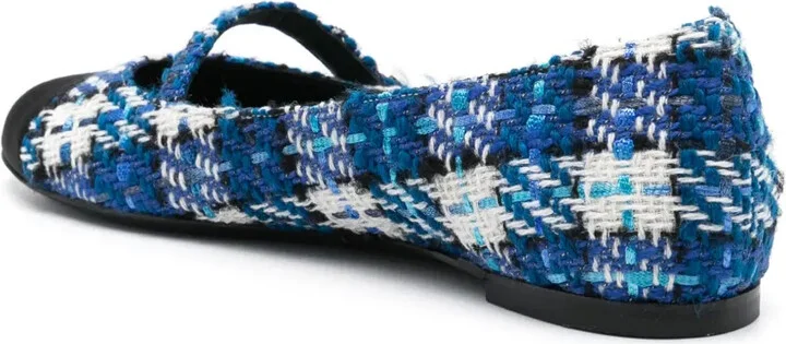 Divy tweed ballerina shoes - Image 3