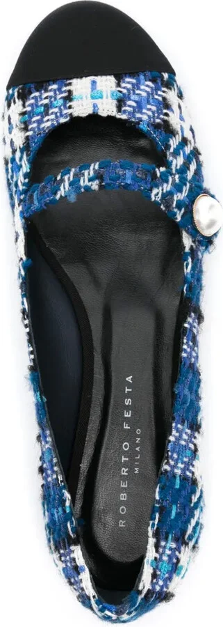 Divy tweed ballerina shoes - Image 4