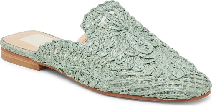 Diya Raffia Mule