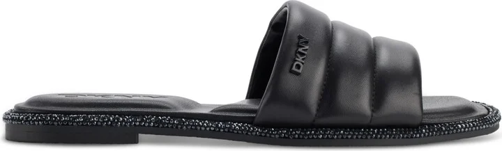Dkny Bethea Quilted Slip-On Slide Sandals - Image 2