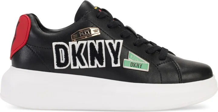 Dkny Jewel City Signs Lace-Up Low-Top Platform Sneakers - Image 2