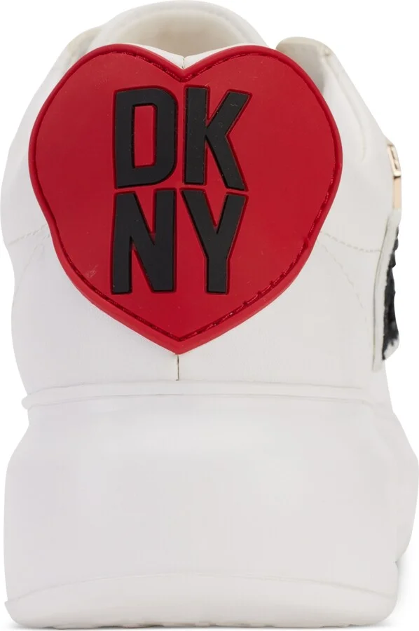Dkny Jewel City Signs Lace-Up Low-Top Platform Sneakers - Image 7