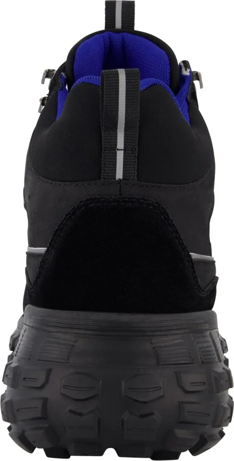 Dkny Men's Mixed Media Hi Top Lightweight Sole Trekking Sneakers - Image 3
