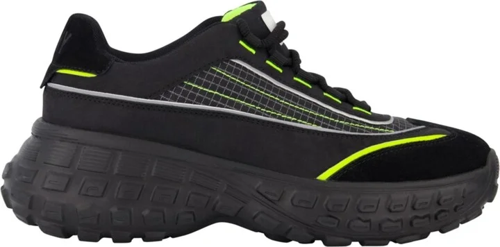 Dkny Men's Mixed Media Low Top Lightweight Sole Trekking Sneakers - Image 2