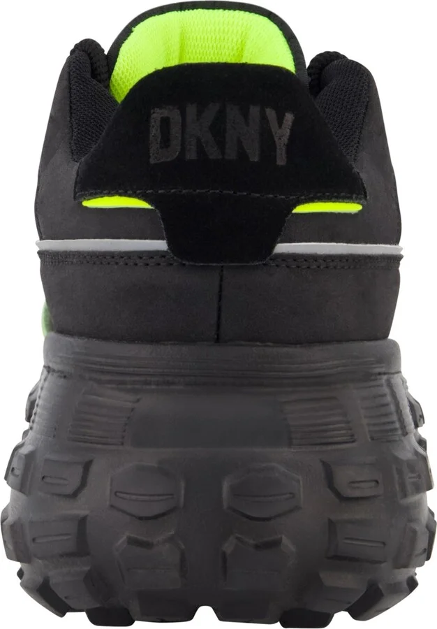 Dkny Men's Mixed Media Low Top Lightweight Sole Trekking Sneakers - Image 3