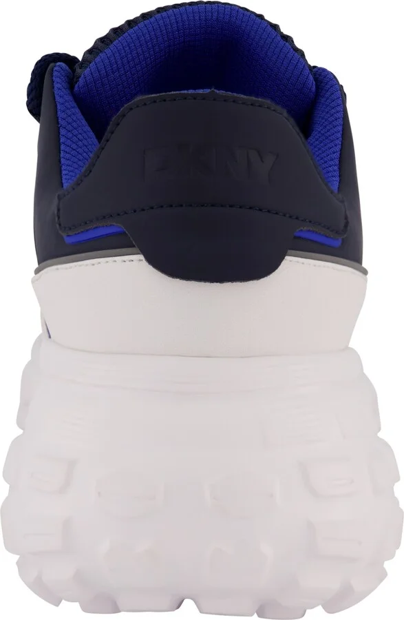 Dkny Men's Mixed Media Low Top Lightweight Sole Trekking Sneakers - Image 7