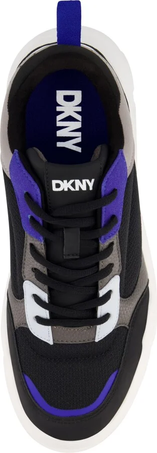 Dkny Men's Mixed Media Runner on a Lightweight Sole Sneakers - Image 4