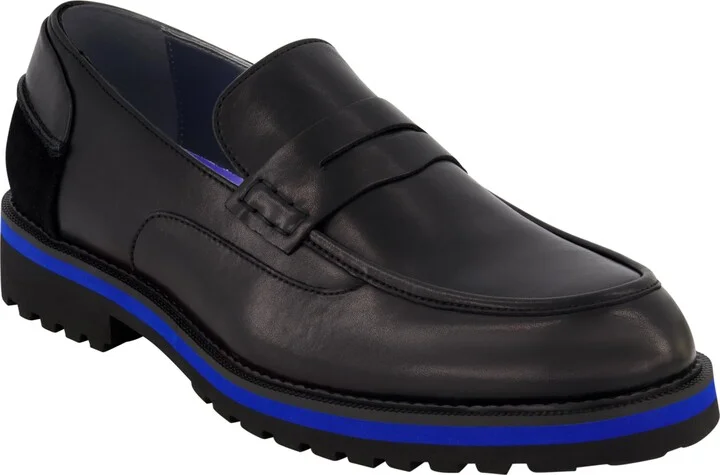 DKNY Men's Rubber Sole Round Toe Shape Slip-on Style Sneaker