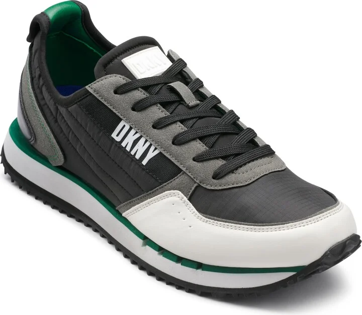 DKNY Men's Runner Mixed Media Sneaker