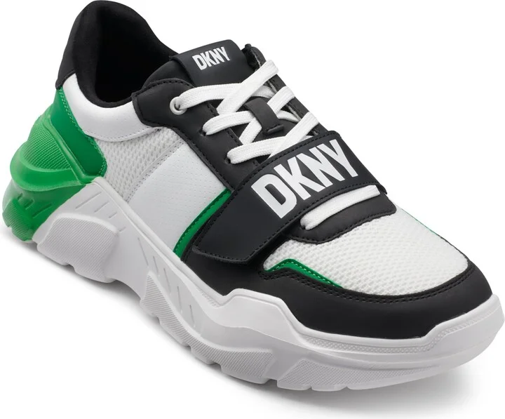 DKNY Men's Runner Mixed Media Sneaker