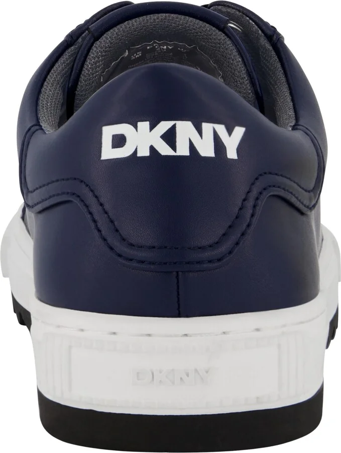 Dkny Men's Smooth Leather Sawtooth Sole Sneakers - Image 3