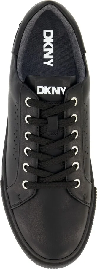 Dkny Men's Smooth Leather Sawtooth Sole Sneakers - Image 8