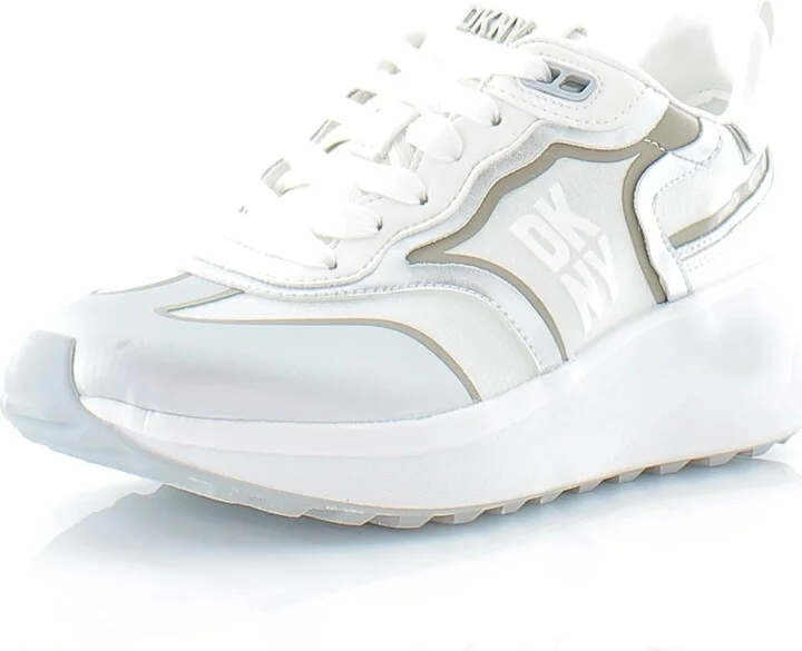 DKNY Women's AKI-Lace Up Everyday Sneaker