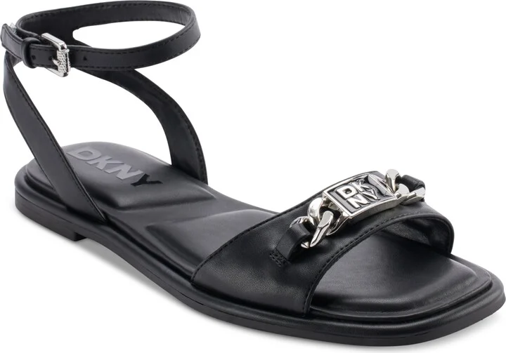 Dkny Women's Bacliff Ankle Strap Flats