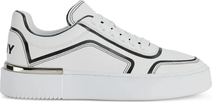 Dkny Women's Baylor Lace-Up Sneakers - White/ Black - Image 2
