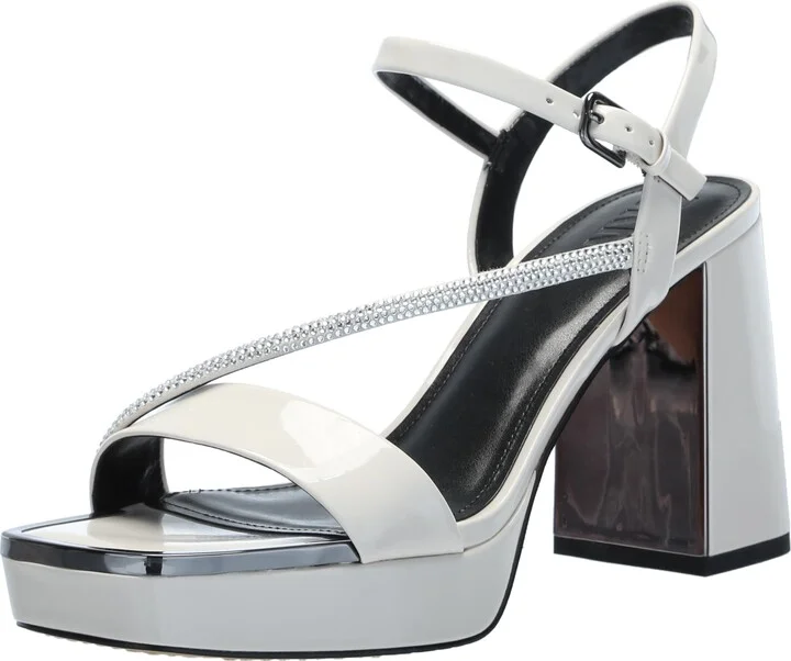 DKNY Women's Briela Square-Toe Strappy Platform Dress Sandal Heeled