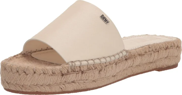 DKNY Women's Camillo Platform Espadrille Sandal Slide