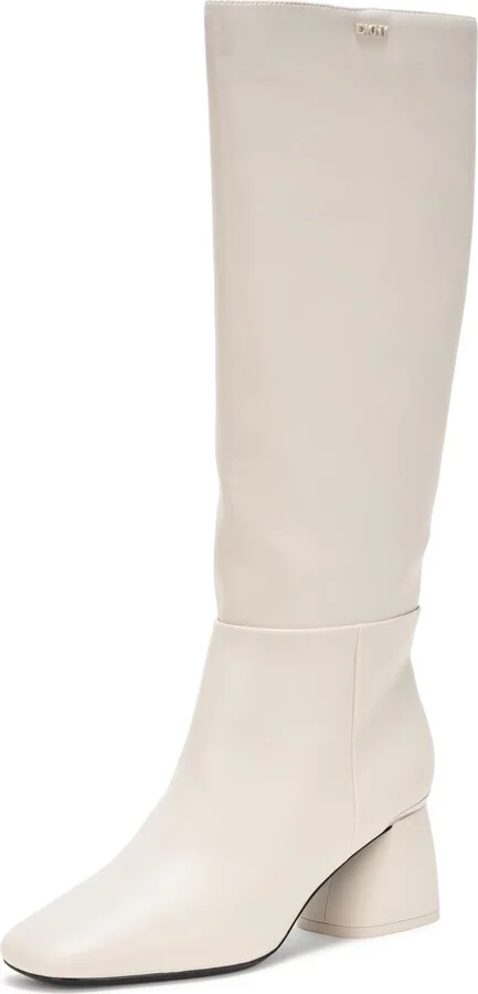 DKNY Women's Cana Knee High Heeled Riding Boot