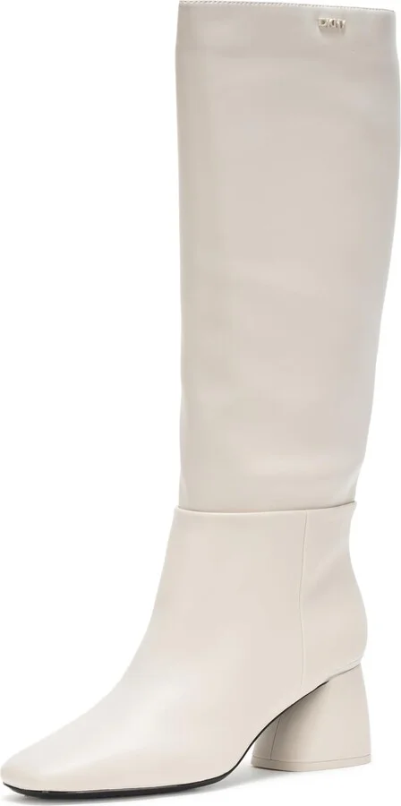 DKNY Women's Cana Knee High Heeled Riding Boot Wide