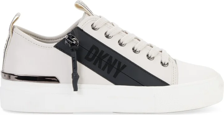 Dkny Women's Chaney Lace-Up Zipper Sneakers - Image 2