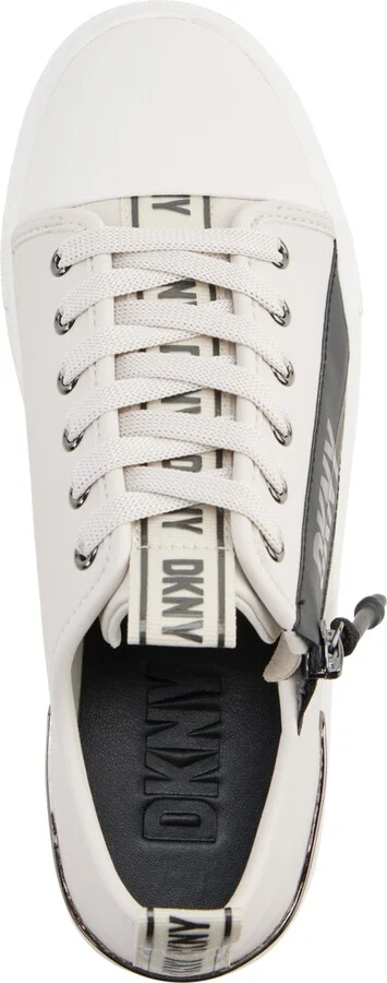 Dkny Women's Chaney Lace-Up Zipper Sneakers - Image 4