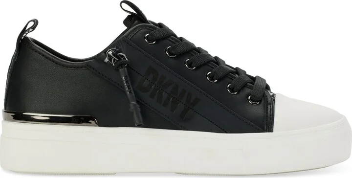 Dkny Women's Chaney Lace-Up Zipper Sneakers - Image 6