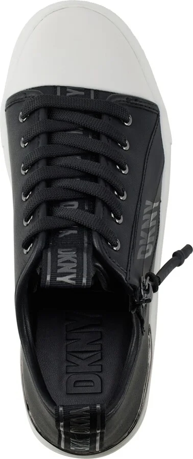 Dkny Women's Chaney Lace-Up Zipper Sneakers - Image 8