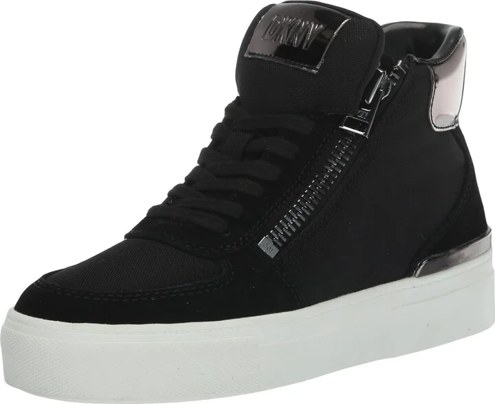 DKNY Women's Cindell-Hightop Sneaker