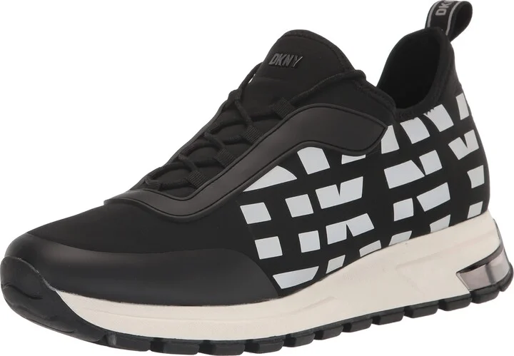 DKNY Women's Comfortable Chic Shoe Meanna Sneaker