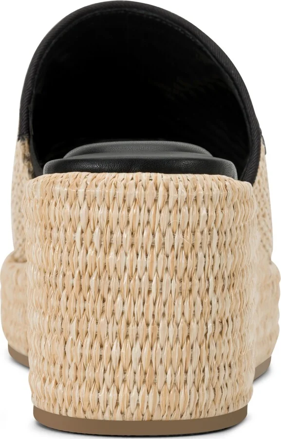 Dkny Women's Conrad Slip-On Wedge Sandals - Black, Nickel - Image 11