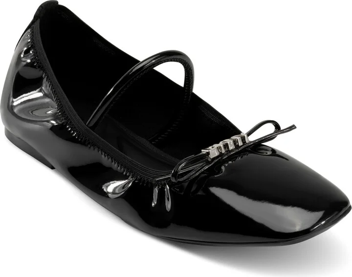 DKNY Women's Dale Ruched Ballet Flat Mule