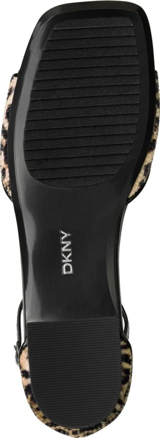 Dkny Women's Dazey Ankle Strap Flat Sandals - Natural, Black - Image 5