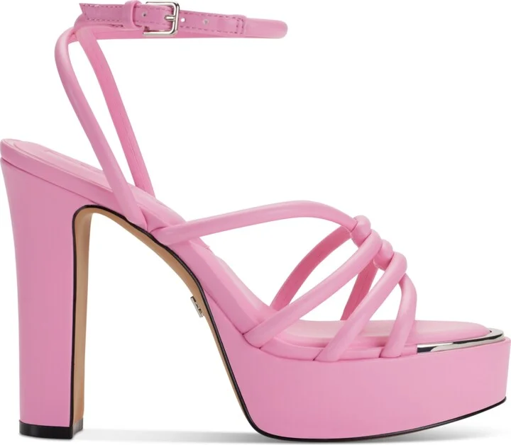 Dkny Women's Delicia Strappy Knotted Platform Sandals - Image 6