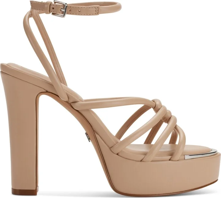 Dkny Women's Delicia Strappy Knotted Platform Sandals - Image 10