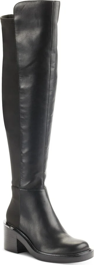 Dkny Women's Dina Over-the- Knee Zip Dress Boots