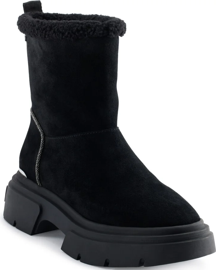 Dkny Women's Frankie Block Heel Winter Booties