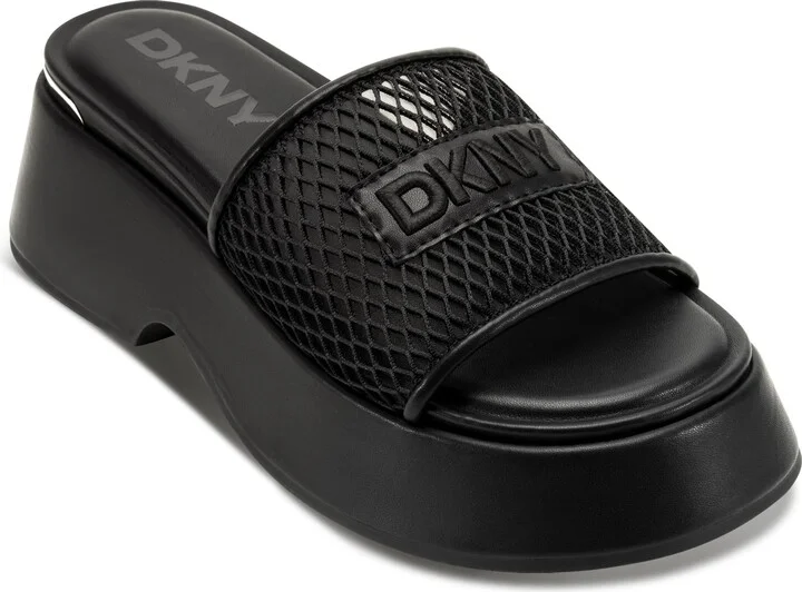 DKNY Women's Iredell Platform Sandal Flat