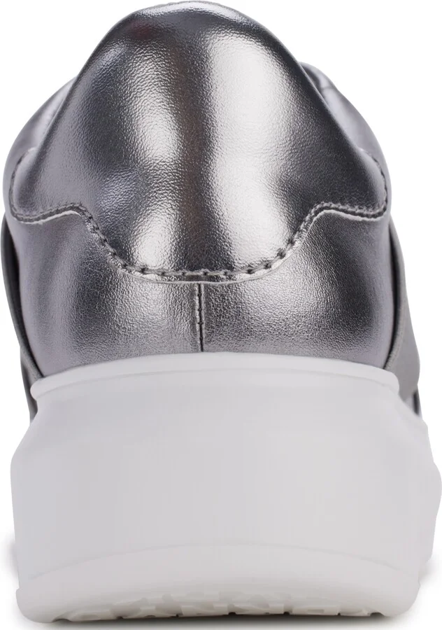 Dkny Women's Jaye Slip On Sneakers - White/black - Image 7