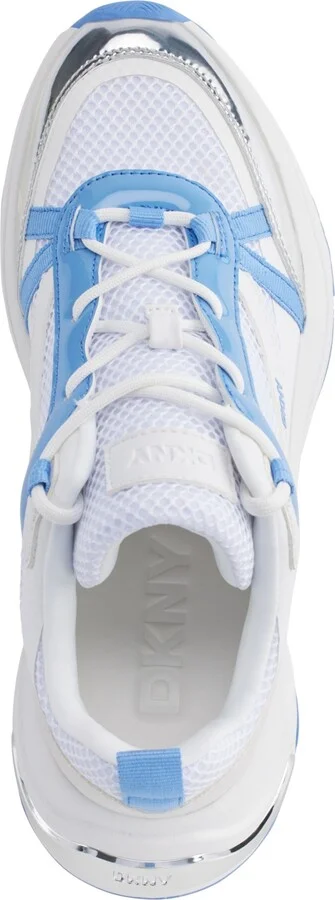 Dkny Women's Juna Sneakers - White/ Periwinkle - Image 4