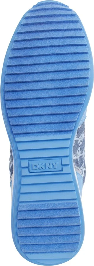 Dkny Women's Kamay Lace-Up Wedge Sneakers - Black, Nickel - Image 9
