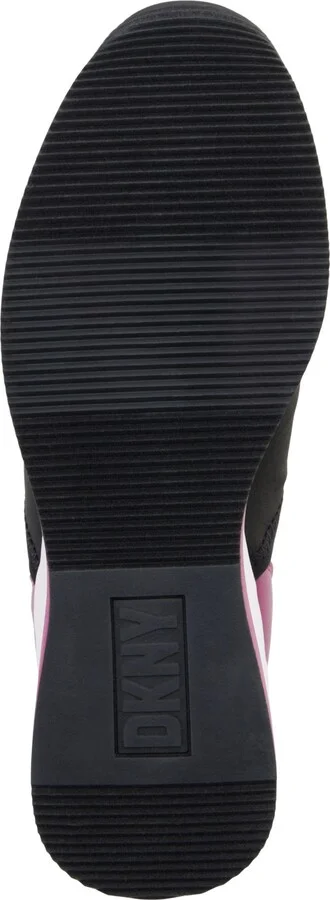 Dkny Women's Kamryn Slip-On Logo Wedge Sneakers - Berry/ Black - Image 5