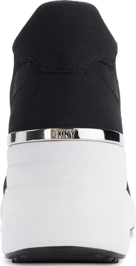 Dkny Women's Kasia Lace-Up Wedge Sneakers - Image 5