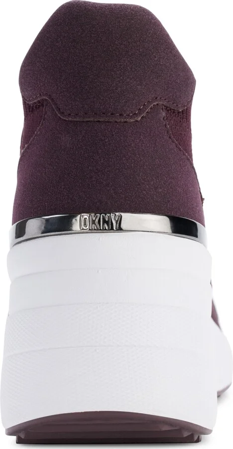 Dkny Women's Kasia Lace-Up Wedge Sneakers - Image 7
